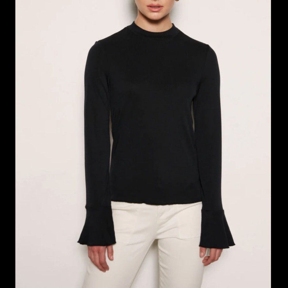 TART Black Aubrey Mockneck Top S